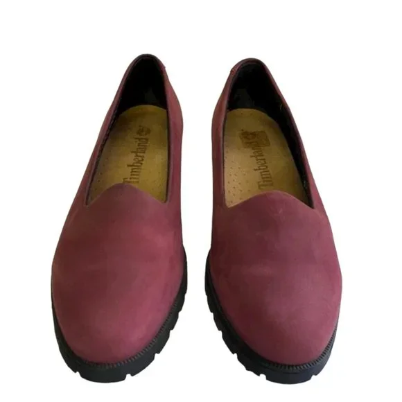 Timberland Shoes Timberland Claire Burgundy Genuine Leather